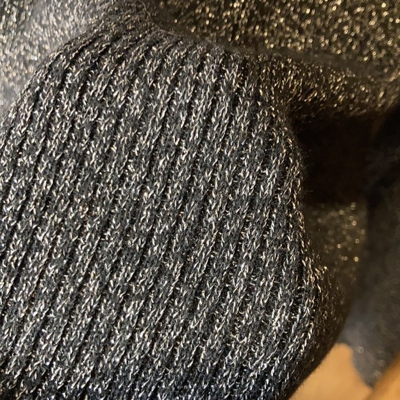 Worthington Black & Silver Sparkling Turtle neck sweater - Picture 3 of 10